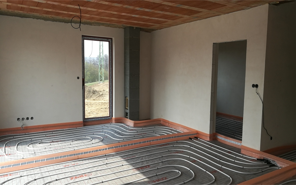 Podlahové teplovodní vytápění